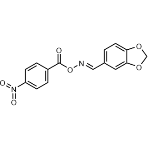 Benzo[d][1,3]dioxole-5-carbaldehyde O-(4-nitrobenzoyl) oxime|CS-1084370