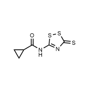 N-(3-Thioxo-3H-1,2,4-dithiazol-5-yl)cyclopropanecarboxamide|CS-1084490
