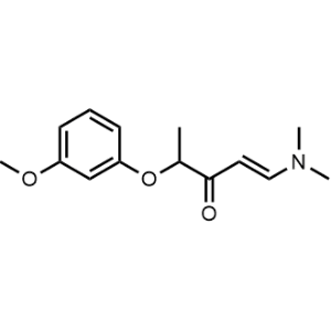 1-(Dimethylamino)-4-(3-methoxyphenoxy)pent-1-en-3-one|CS-1084532