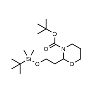 Tert-butyl 2-(2-((tert-butyldimethylsilyl)oxy)ethyl)-1,3-oxazinane-3-carboxylate|CS-1084732
