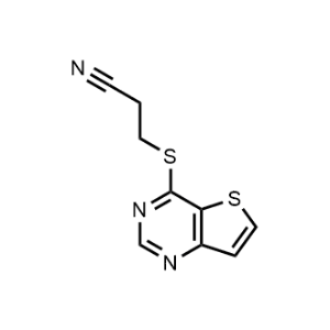 3-(Thieno[3,2-d]pyrimidin-4-ylthio)propanenitrile|CS-1084747