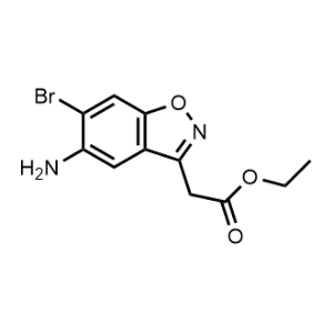 Ethyl 2-(5-amino-6-bromobenzo[d]isoxazol-3-yl)acetate|CS-1084805