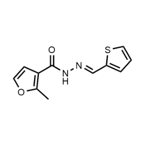 2-Methyl-N'-(thiophen-2-ylmethylene)furan-3-carbohydrazide|CS-1084871