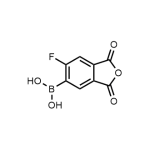 (6-Fluoro-1,3-dioxo-1,3-dihydroisobenzofuran-5-yl)boronic acid|CS-1084890