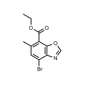 Ethyl 4-bromo-6-methylbenzo[d]oxazole-7-carboxylate|CS-1084896
