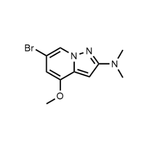 6-Bromo-4-methoxy-N,N-dimethylpyrazolo[1,5-a]pyridin-2-amine|CS-1084905