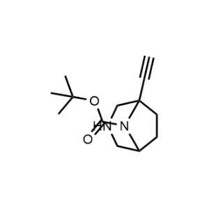 Tert-butyl 1-ethynyl-3,8-diazabicyclo[3.2.1]octane-8-carboxylate|CS-1084982