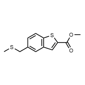 Methyl 5-((methylthio)methyl)benzo[b]thiophene-2-carboxylate|CS-1085089
