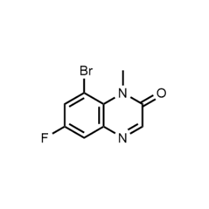 8-Bromo-6-fluoro-1-methylquinoxalin-2(1H)-one|CS-1085104