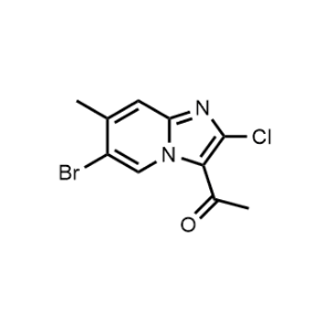 1-(6-Bromo-2-chloro-7-methylimidazo[1,2-a]pyridin-3-yl)ethan-1-one|CS-1085125