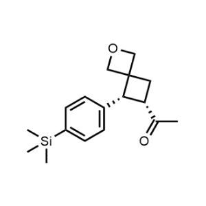 1-((5R,6S)-5-(4-(Trimethylsilyl)phenyl)-2-oxaspiro[3.3]heptan-6-yl)ethan-1-one|CS-1085197