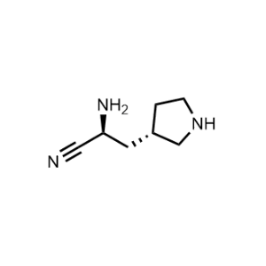 (S)-2-Amino-3-((S)-pyrrolidin-3-yl)propanenitrile|CS-1085231