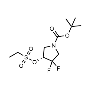 Tert-butyl (R)-4-((ethylsulfonyl)oxy)-3,3-difluoropyrrolidine-1-carboxylate|CS-1085276