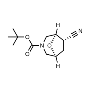 Tert-butyl (1S,5R,6S)-6-cyano-8-oxa-3-azabicyclo[3.2.1]octane-3-carboxylate|CS-1085286