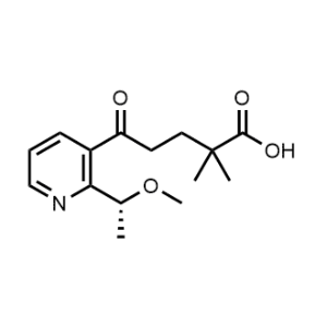 (R)-5-(2-(1-Methoxyethyl)pyridin-3-yl)-2,2-dimethyl-5-oxopentanoic acid|CS-1085345