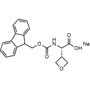 (S)-2-((((9H-Fluoren-9-yl)methoxy)carbonyl)amino)-2-(oxetan-3-yl)acetic acid, sodium salt|CS-1085402