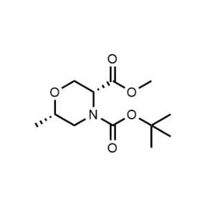 4-(Tert-butyl) 3-methyl (3R,6S)-6-methylmorpholine-3,4-dicarboxylate|CS-1085552