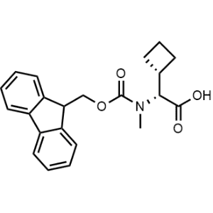 (R)-2-((((9H-Fluoren-9-yl)methoxy)carbonyl)(methyl)amino)-2-cyclobutylacetic acid|CS-1085568