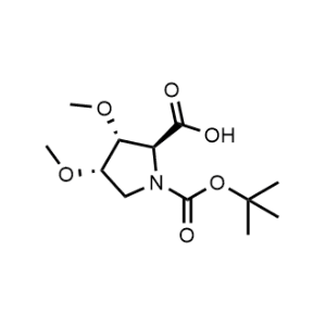 (2S,3R,4S)-1-(Tert-butoxycarbonyl)-3,4-dimethoxypyrrolidine-2-carboxylic acid|CS-1085682
