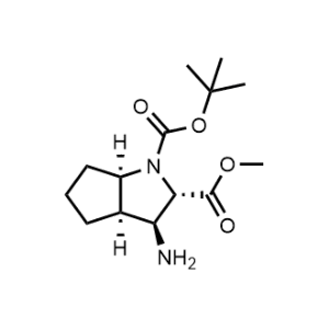 1-(Tert-butyl) 2-methyl (2S,3S,3aR,6aR)-3-aminohexahydrocyclopenta[b]pyrrole-1,2(2H)-dicarboxylate|CS-1085686