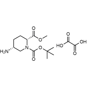 1-(Tert-butyl) 2-methyl (2R,5R)-5-aminopiperidine-1,2-dicarboxylate oxalate|CS-1085696