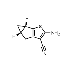 (4aS,5aS)-2-amino-4,4a,5,5a-tetrahydrocyclopropa[4,5]cyclopenta[1,2-b]thiophene-3-carbonitrile|CS-1085720