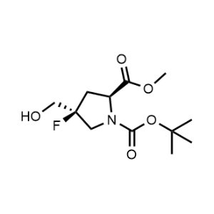 1-(Tert-butyl) 2-methyl (2S,4S)-4-fluoro-4-(hydroxymethyl)pyrrolidine-1,2-dicarboxylate|CS-1085721