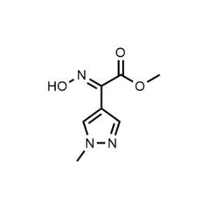 Methyl 2-(hydroxyimino)-2-(1-methyl-1H-pyrazol-4-yl)acetate|CS-1085812