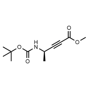 Methyl (R)-4-((tert-butoxycarbonyl)amino)pent-2-ynoate|CS-1085830