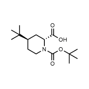 (2R,4R)-1-(Tert-butoxycarbonyl)-4-(tert-butyl)piperidine-2-carboxylic acid|CS-1085853