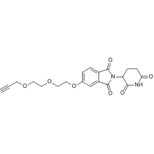 2-(2,6-Dioxopiperidin-3-yl)-5-(2-(2-(prop-2-yn-1-yloxy)ethoxy)ethoxy)isoindoline-1,3-dione|CS-1085909
