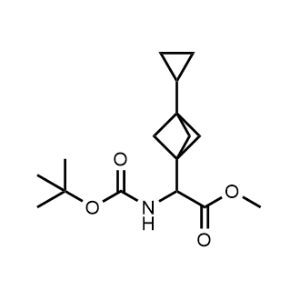 Methyl 2-((tert-butoxycarbonyl)amino)-2-(3-cyclopropylbicyclo[1.1.1]pentan-1-yl)acetate|CS-1085997