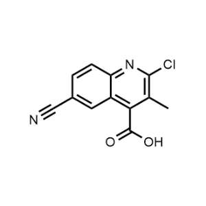 2-Chloro-6-cyano-3-methylquinoline-4-carboxylic acid|CS-1086009