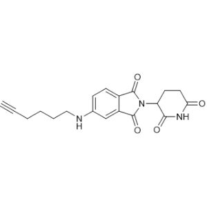 2-(2,6-Dioxopiperidin-3-yl)-5-(hex-5-yn-1-ylamino)isoindoline-1,3-dione|CS-1086135