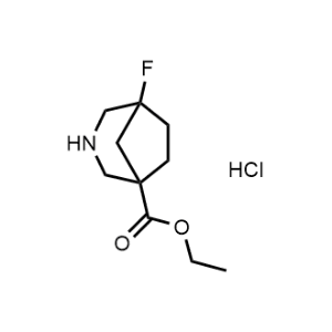 Ethyl 5-fluoro-3-azabicyclo[3.2.1]octane-1-carboxylate hydrochloride|CS-1086192