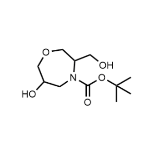 Tert-butyl 6-hydroxy-3-(hydroxymethyl)-1,4-oxazepane-4-carboxylate|CS-1086242