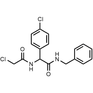 N-Benzyl-2-(2-chloroacetamido)-2-(4-chlorophenyl)acetamide|CS-1086335
