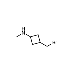 3-(Bromomethyl)-N-methylcyclobutan-1-amine|CS-1086341