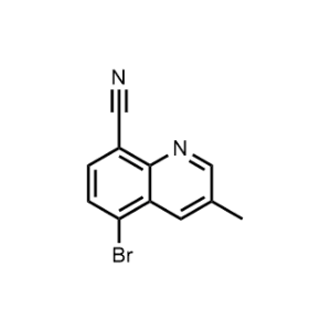 5-Bromo-3-methylquinoline-8-carbonitrile|CS-1086440