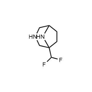 1-(Difluoromethyl)-3,8-diazabicyclo[3.2.1]octane|CS-1086454