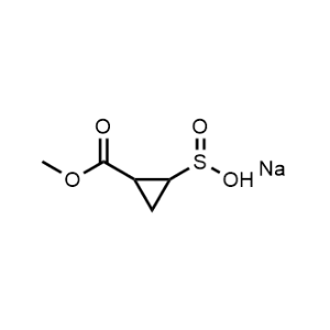 2-(Methoxycarbonyl)cyclopropane-1-sulfinic acid, sodium salt|CS-1086712