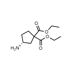 (R)-Diethyl 3-aminocyclopentane-1,1-dicarboxylate|CS-1086751