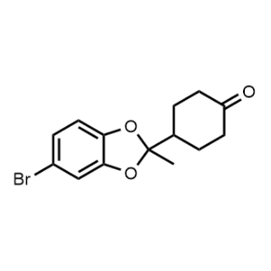 4-(5-Bromo-2-methylbenzo[d][1,3]dioxol-2-yl)cyclohexan-1-one|CS-1086787