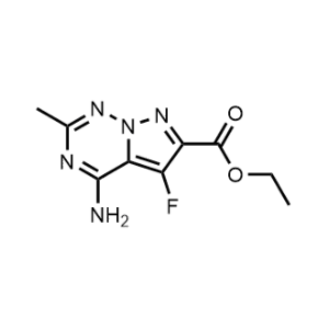 Ethyl 4-amino-5-fluoro-2-methylpyrazolo[5,1-f][1,2,4]triazine-6-carboxylate|CS-1086810