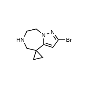 2'-Bromo-5',6',7',8'-tetrahydrospiro[cyclopropane-1,4'-pyrazolo[1,5-d][1,4]diazepine]|CS-1086898