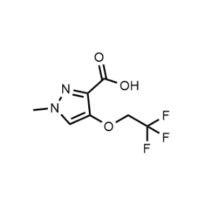 1-Methyl-4-(2,2,2-trifluoroethoxy)-1H-pyrazole-3-carboxylic acid|CS-1087020