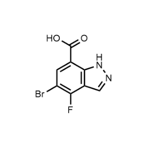 5-Bromo-4-fluoro-1H-indazole-7-carboxylic acid|CS-1087097