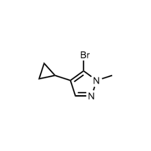 5-Bromo-4-cyclopropyl-1-methyl-1H-pyrazole|CS-1087348