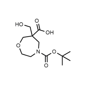 4-(Tert-butoxycarbonyl)-6-(hydroxymethyl)-1,4-oxazepane-6-carboxylic acid|CS-1087390