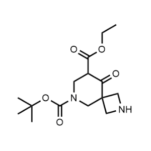 6-(Tert-butyl) 8-ethyl 9-oxo-2,6-diazaspiro[3.5]nonane-6,8-dicarboxylate|CS-1087409